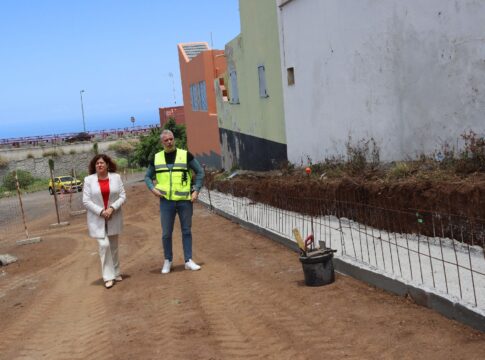 Avanzan a buen ritmo los trabajos de ejecución del nuevo colector del Centro de Salud de Tacoronte