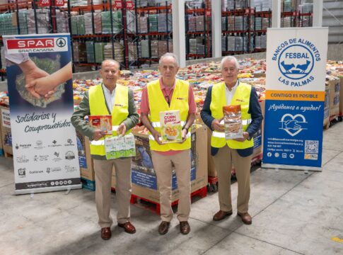 SPAR Gran Canaria recauda 21,5 toneladas de alimentos para ayudar a familias vulnerables de la isla