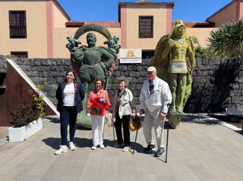 Sus Majestades los Reyes de Noruega visitan Pirámides de Güímar para rendir homenaje al legado de Thor Heyerdahl