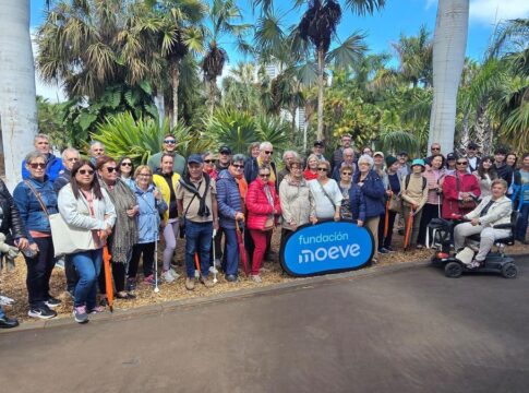 Fundación Moeve impulsa una experiencia sensorial para personas con discapacidad visual en el Palmetum