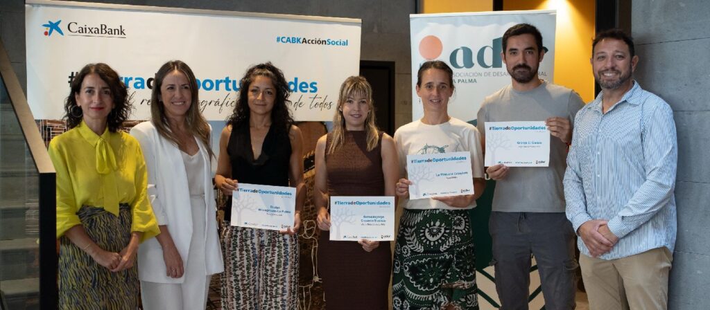 CaixaBank y ADER La Palma reconocen cuatro iniciativas emprendedoras a través del programa ‘Tierra de Oportunidades’
