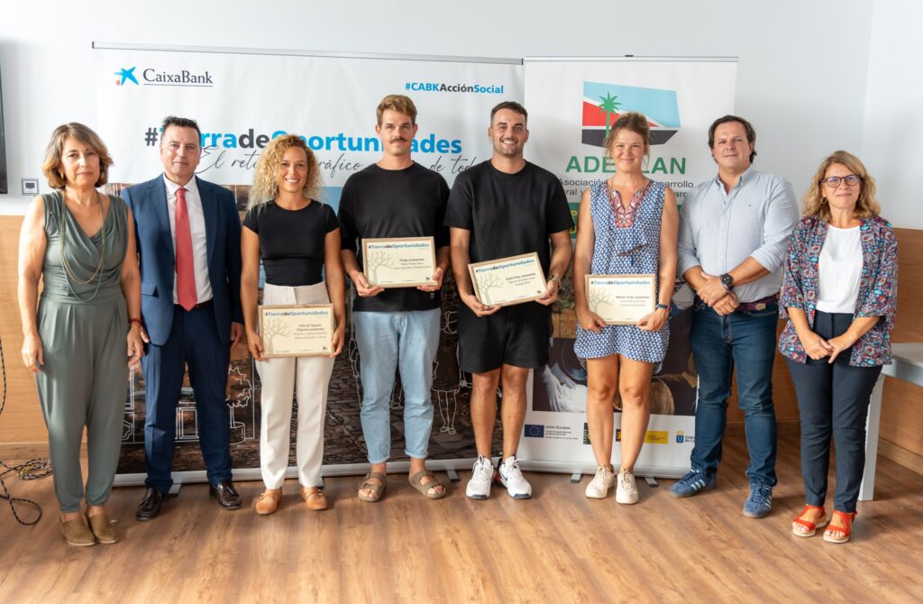 CaixaBank y ADERLAN reconocen cuatro iniciativas emprendedoras a través del programa ‘Tierra de Oportunidades’