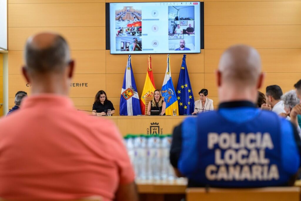 La presidenta Rosa Dávila reúne a los 31 municipios de Tenerife para analizar el mapa de riesgos volcánicos de la isla