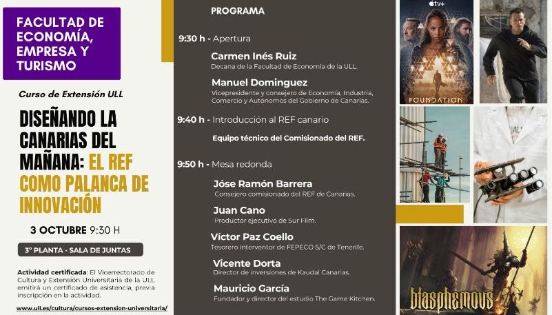 El comisionado del REF debate con estudiantes de la ULL sobre el futuro de Canarias