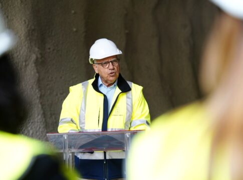 Curbelo valora la finalización de la excavación del túnel de la Variante como un hito en la modernización viaria de La Gomera