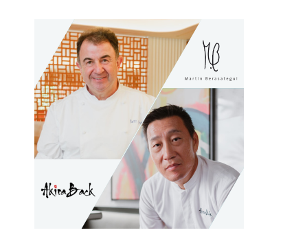 Martín Berasategui y Akira Back ofrecerán una cena a cuatro manos el 18 de octubre en the Ritz-Carlton Tenerife, Abama