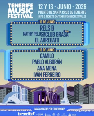 Rels B, Nathy Peluso e Iván Ferreiro se suman al Tenerife Music Festival 2026