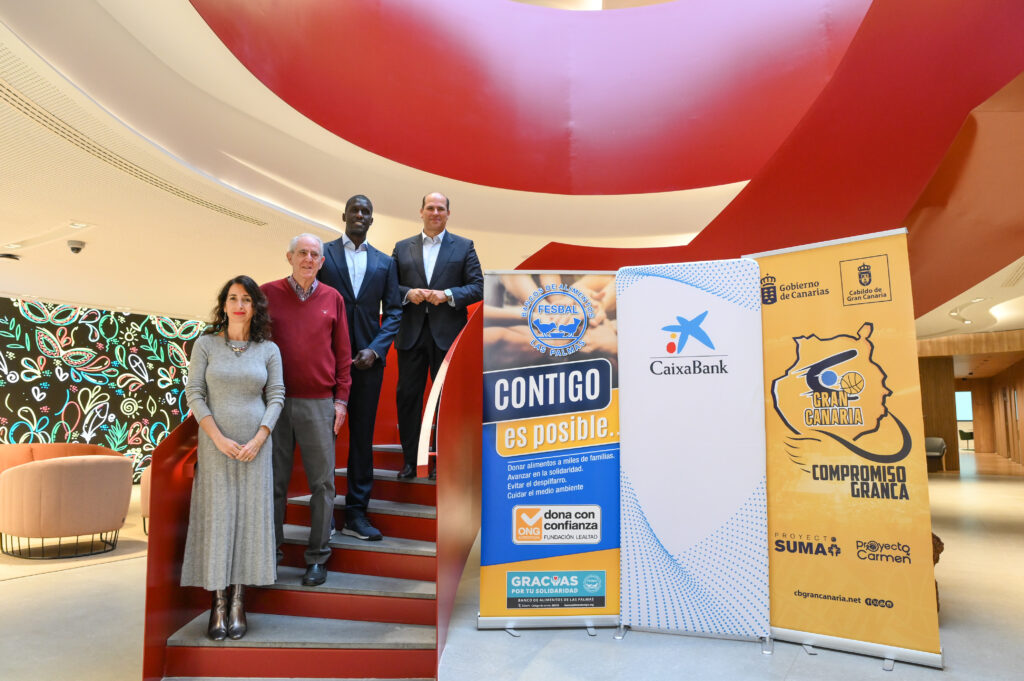 CaixaBank y el Club Baloncesto Gran Canaria unen fuerzas en la decimotercera edición del ‘Partido a favor del Banco de Alimentos’
