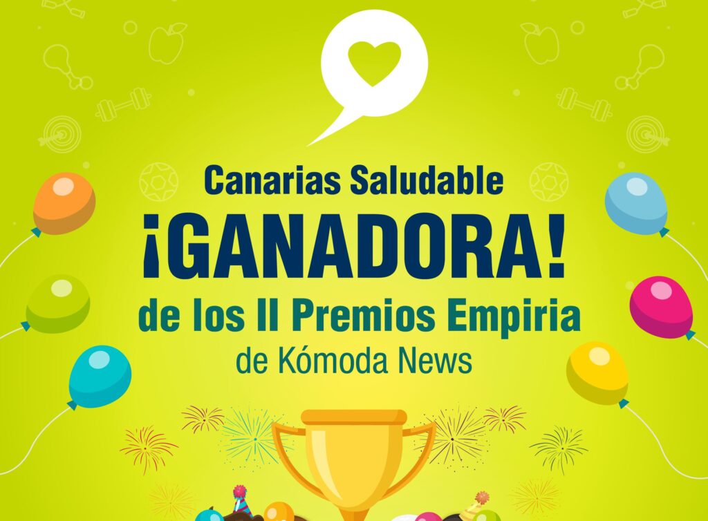 Canarias Saludable, galardonado con el premio nacional Empiria a la mejor iniciativa de Educación para la Salud