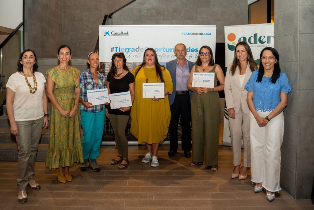 CaixaBank y ADER La Palma reconocen cuatro proyectos emprendedores a través del programa ‘Tierra de Oportunidades’