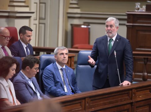 Clavijo llama a las fuerzas políticas “a alcanzar acuerdos” para defender la financiación de Canarias