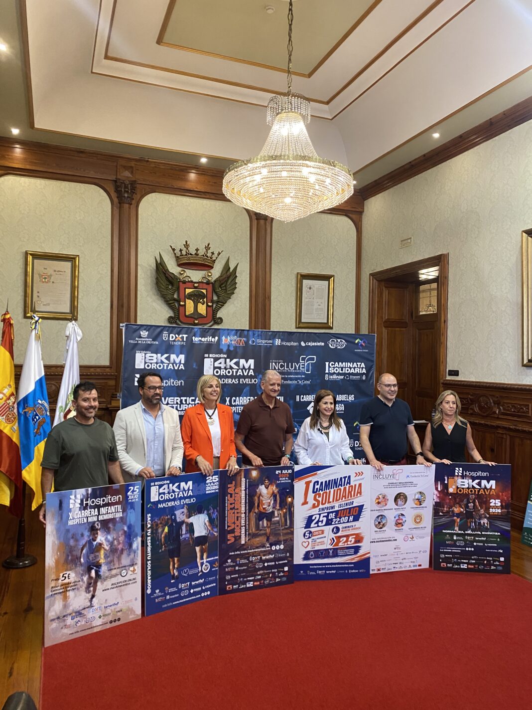 La Hospiten 8KM Orotava convierte a la Villa en referente del deporte inclusivo